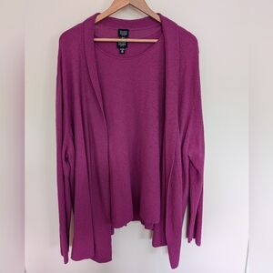 Eileen Fisher 100% Wool Knit Sweater Twin Set 2X